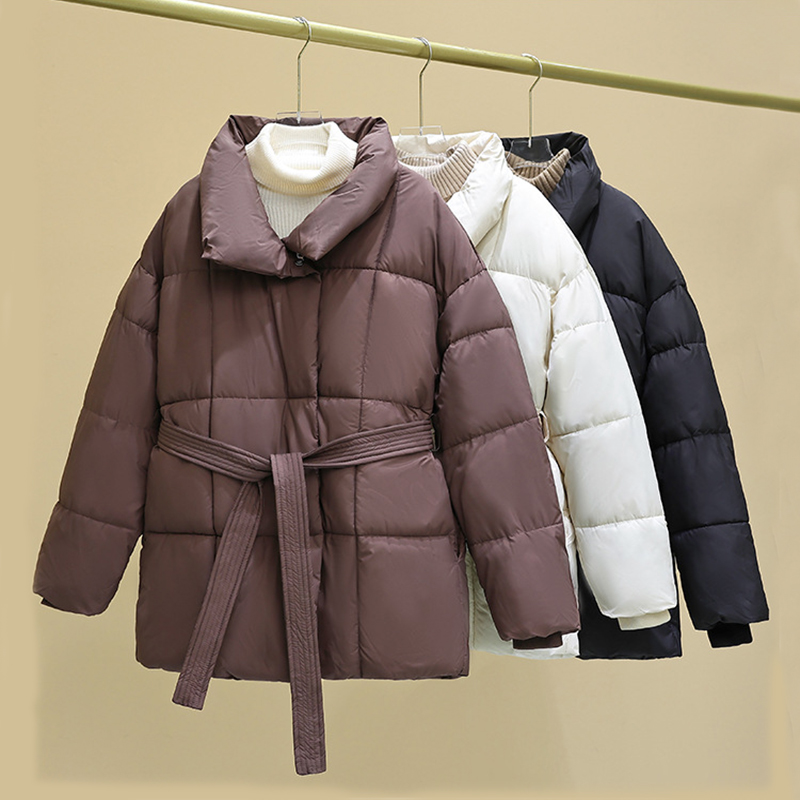 Belted Puffer Jacket