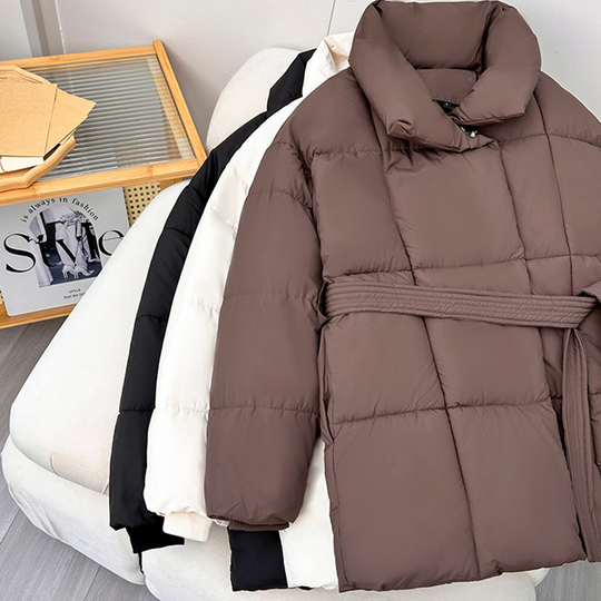 Belted Puffer Jacket