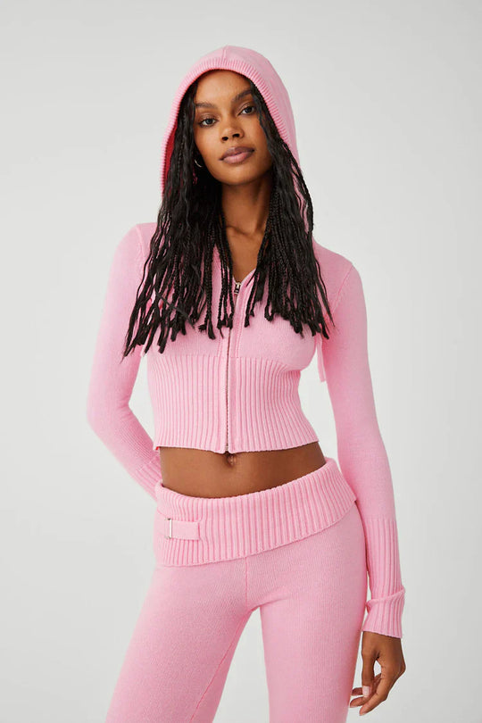 Lorina -  Zip Up Hoodie, Low Rise Pant set