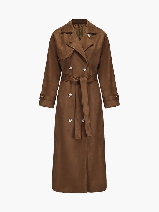 Suede Trenchcoat