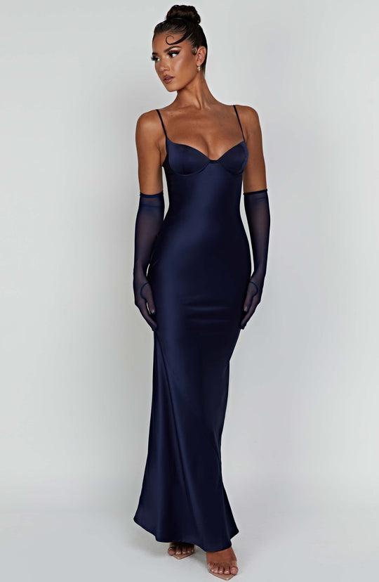 Athena Maxi Dress - Navy