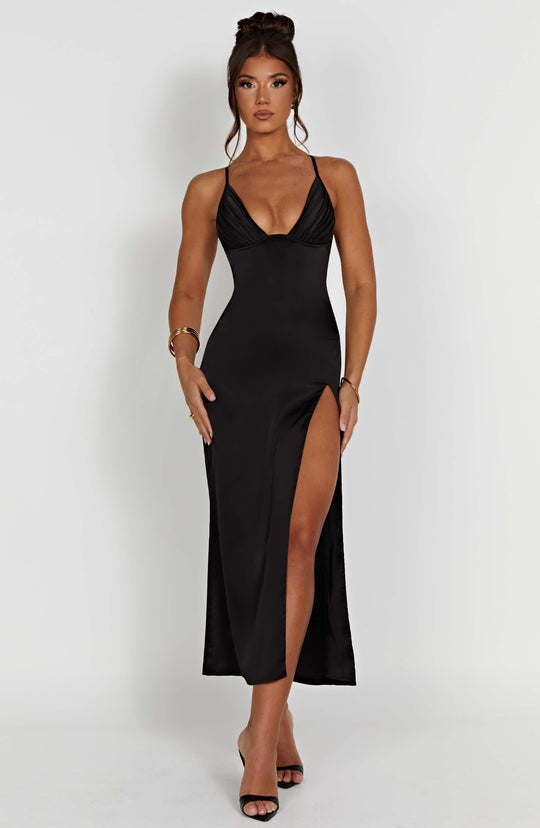 Cece Midi Dress - Black