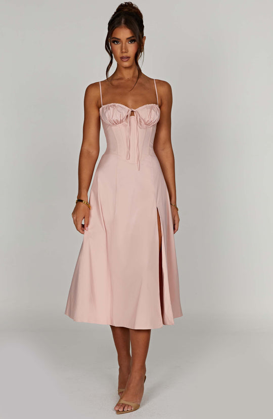 Deanna Midi Dress - Blush