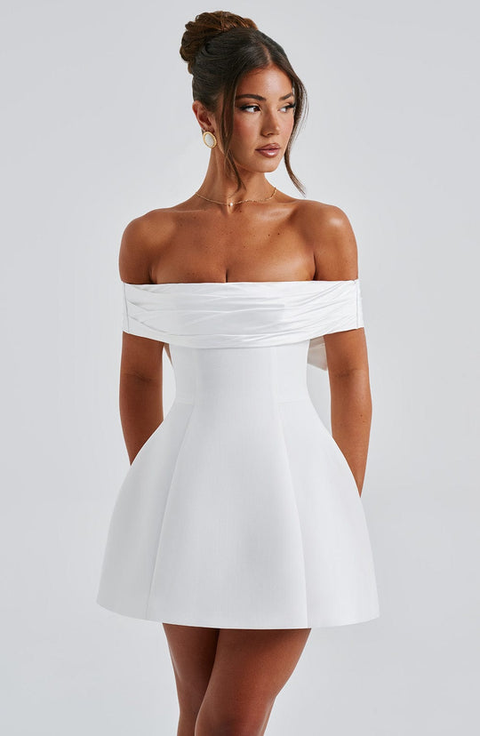 Delta Mini Dress - Ivory