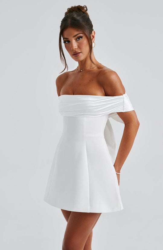 Delta Mini Dress - Ivory