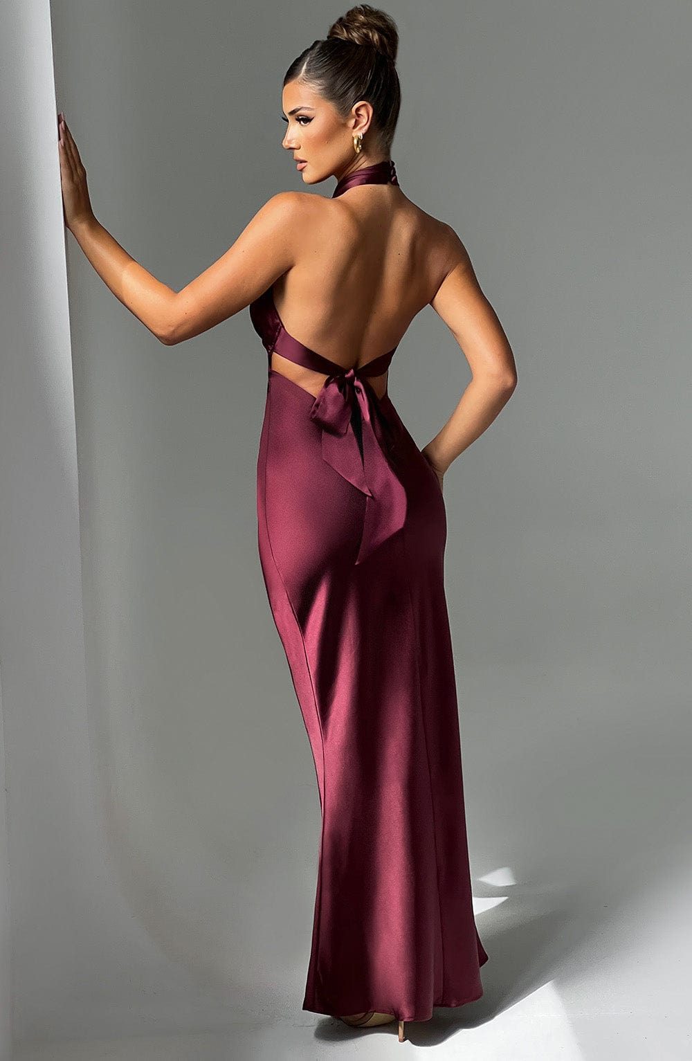 Dimitra Maxi Dress - Burgundy