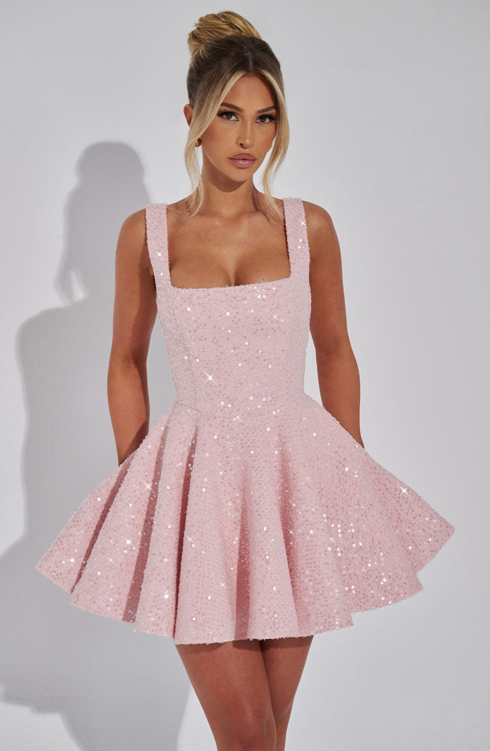 Dorothy Mini Dress - Blush