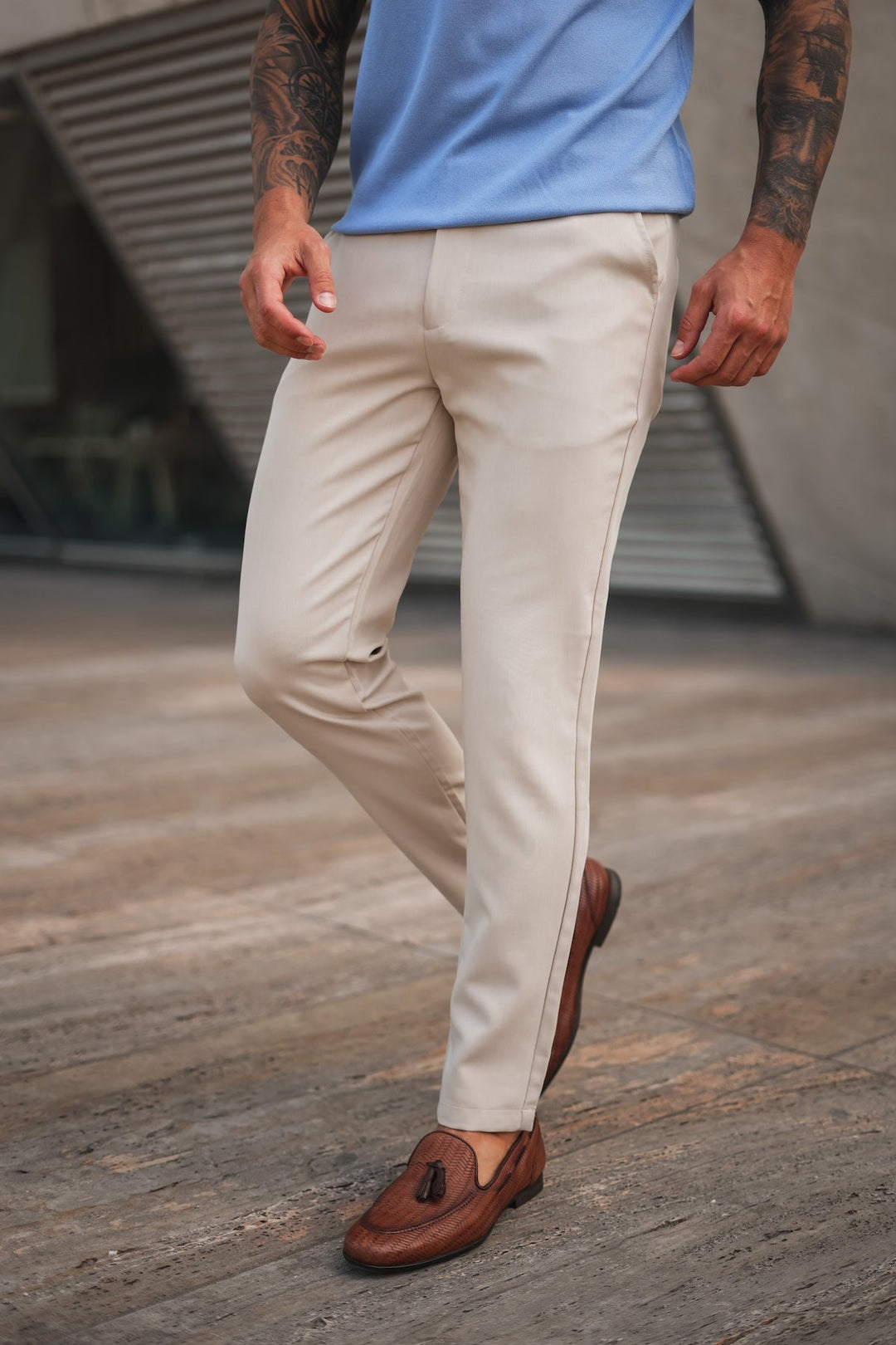 Plain Milan Chino - Beige