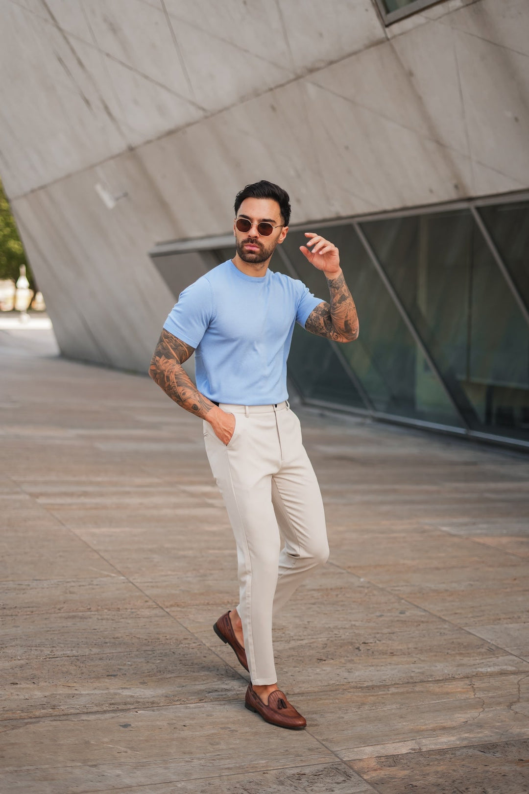 Plain Milan Chino - Beige